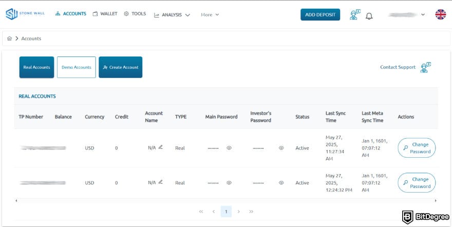 Quantum AI review: Stone Wall trading interface.