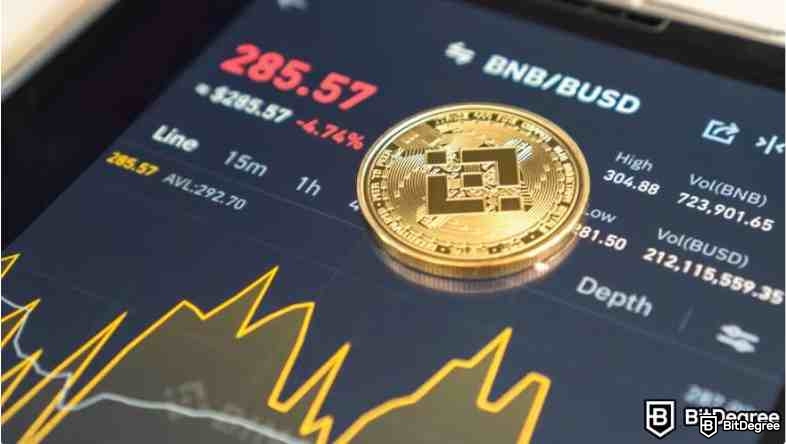 Qué es BNB: Binance coin encima de movil con aplicacion bnb.