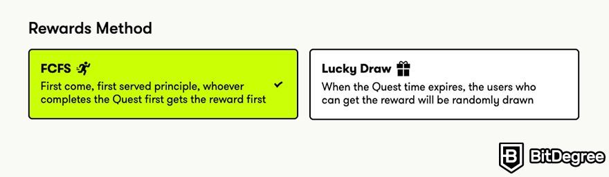 QuestN review: reward methods.