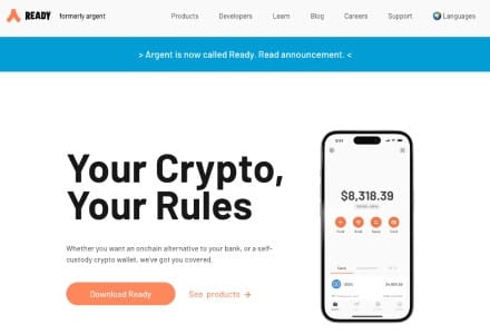 Ready - Free to Use, Low Transaction Fees Ready - Free to Use, Low Transaction Fees