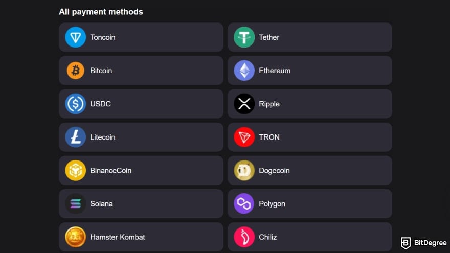 Reels.io casino review: pick a coin.