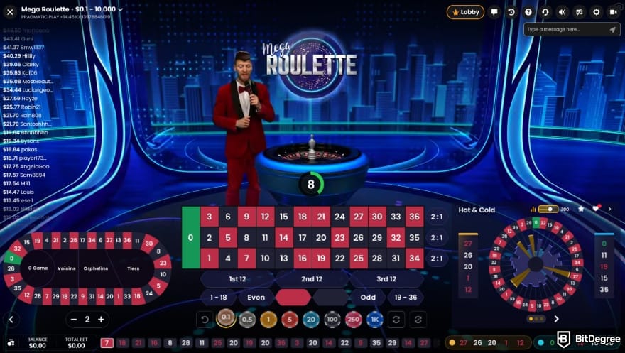 Reels.io casino review: live roulette gameplay available to players in supported countries.