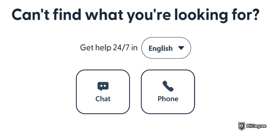 Remitly review: Remitly's support options.