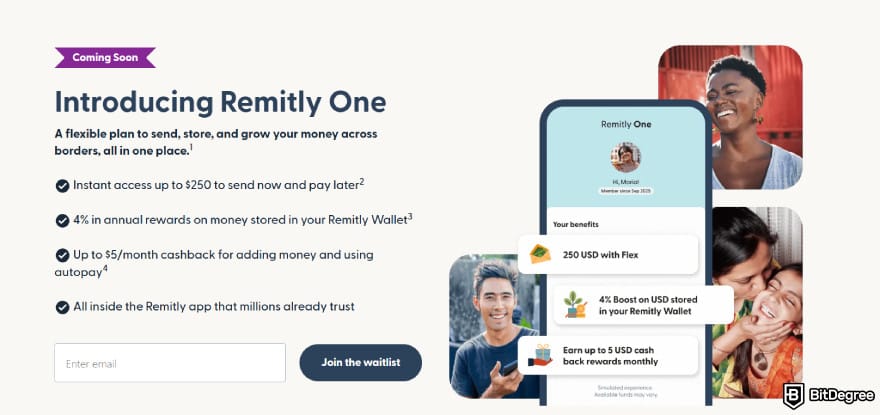Remitly review: Remitly One.