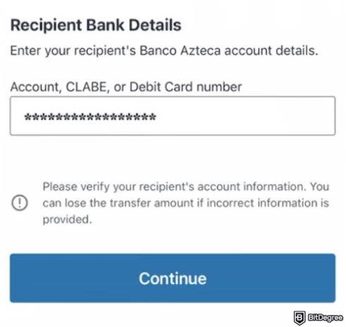 Remitly incelemesi: Banka bilgileri. Remitly incelemesi: Banka bilgileri.