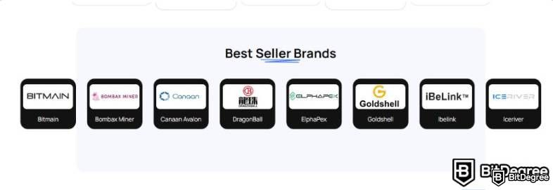 Reseña de ASIC Marketplace: Marcas Mejores Vendidas.