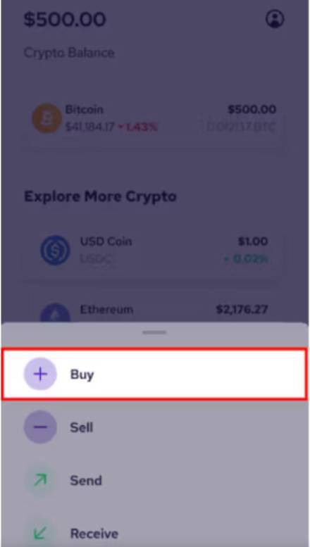Reseña de Coinme: Botón de Comprar.