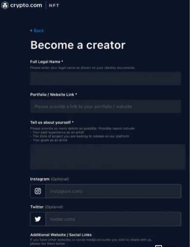 Reseña de Crypto.com NFT: Conviértete en un Creador.