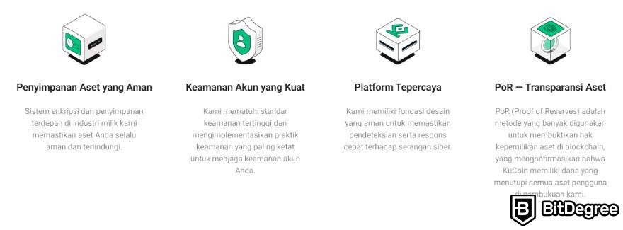 Review KuCoin: sistem keamanan KuCoin.