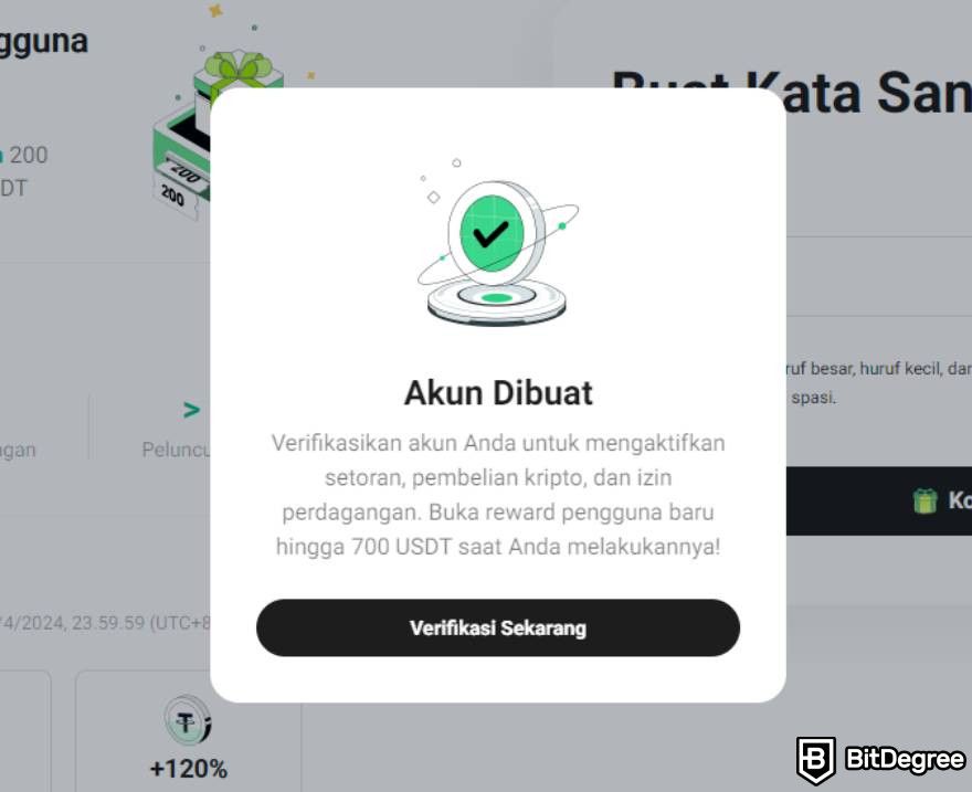 Review KuCoin: Verifikasi Identitas.