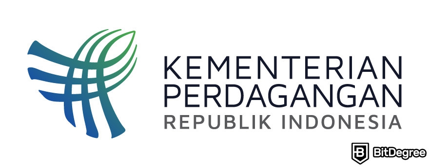 Review Tokocrypto: logo Kementerian Trading Republik Indonesia.