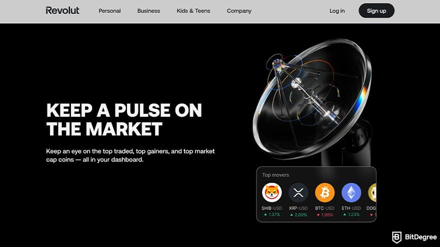 Revolut Crypto Review: keep a pulse on the market.