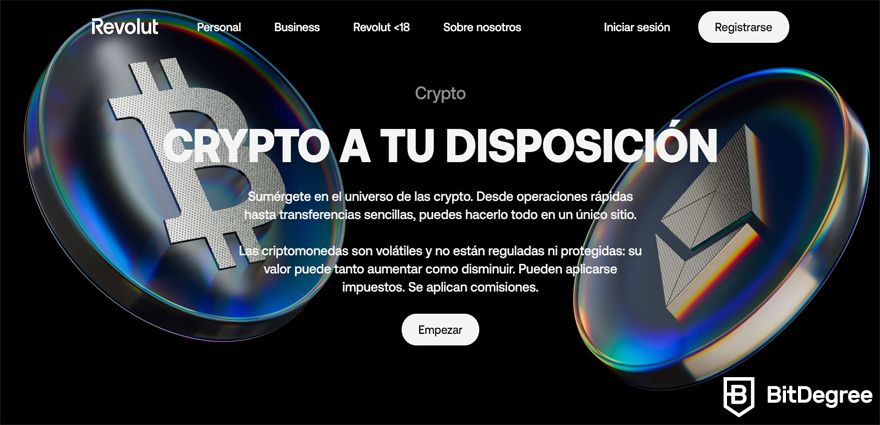 Revolut Opiniones: Trading de Criptomonedas.