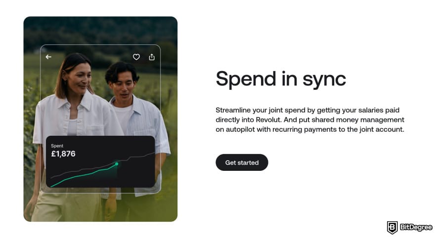 Revolut review: Revolut joint account page. Revolut review: Revolut joint account page.