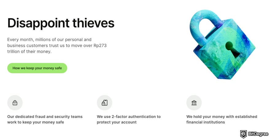 Rizon review: Wise security section.