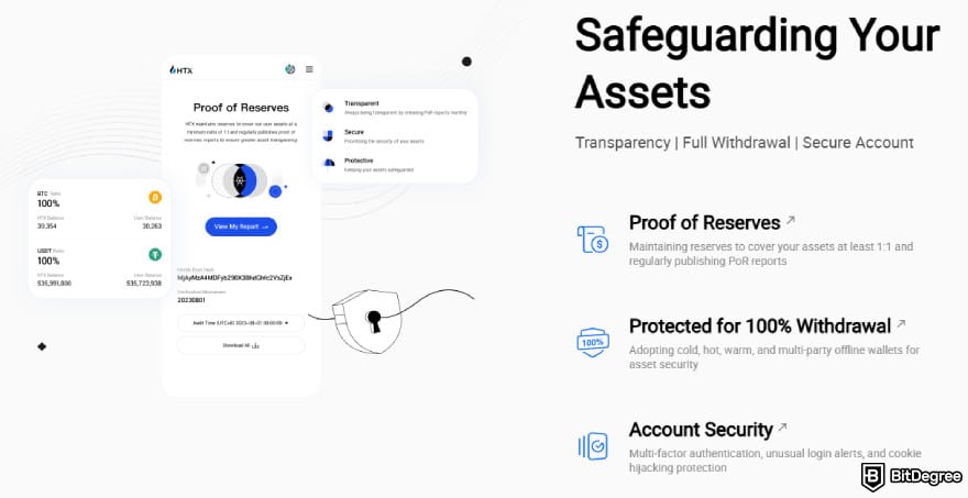Safest crypto exchange: HTX's safeguards.