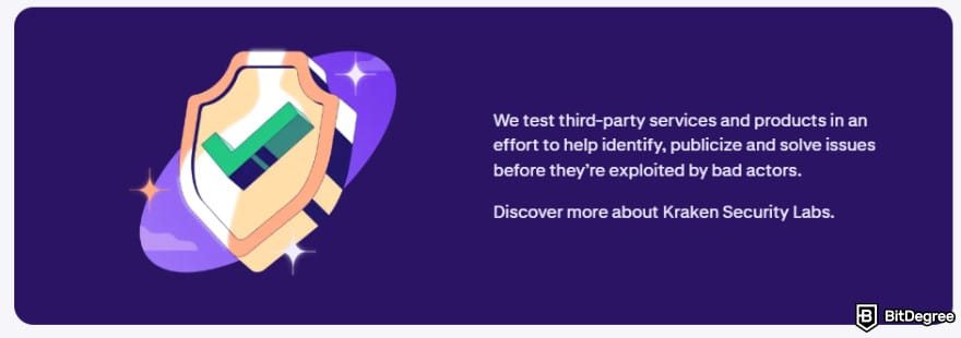 Safest crypto exchange: Kraken's third-party audit.