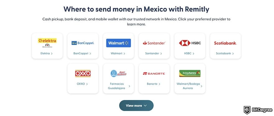 Safest way to send money: Remitly's partners in Mexico.