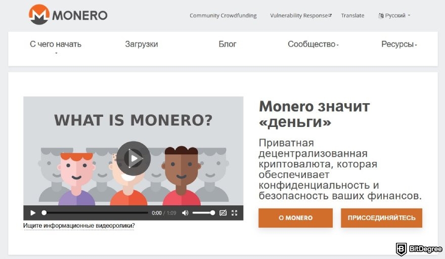 Самые анонимные криптовалюты: Monero.