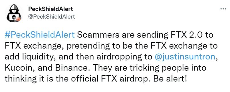 Scammers Created A Fake Ftx Token