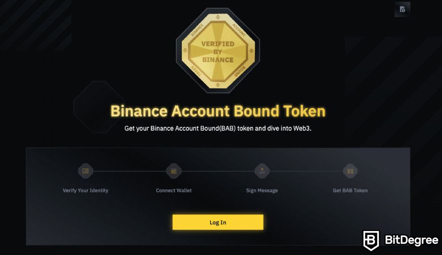 Soulbound tokens: Binance Account Bound token.