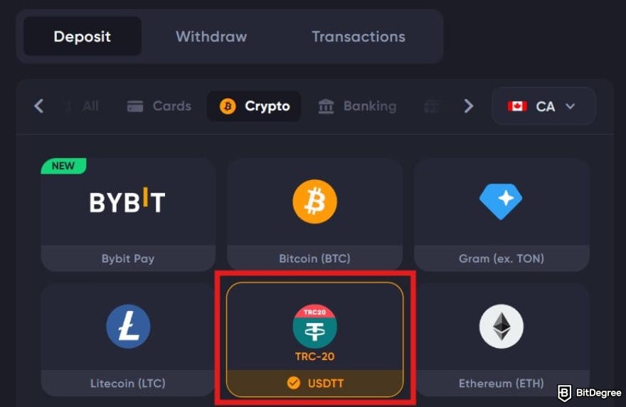 Spinarium casino review: Spinarium Casino's deposit payment options crypto.