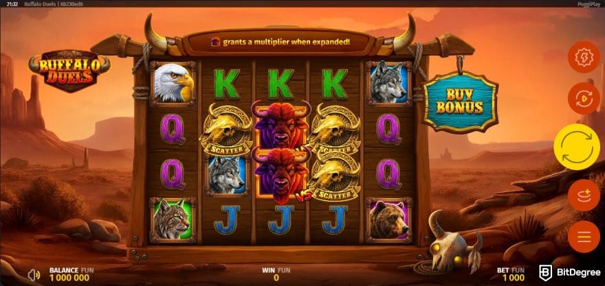 Best crypto casino: Buffalo Duels gameplay on Spinarium Casino. Best crypto casino: Buffalo Duels gameplay on Spinarium Casino.