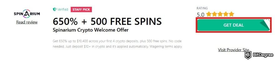 Spinarium promo code: Spinarium crypto welcome offer coupon. Spinarium promo code: Spinarium crypto welcome offer coupon.