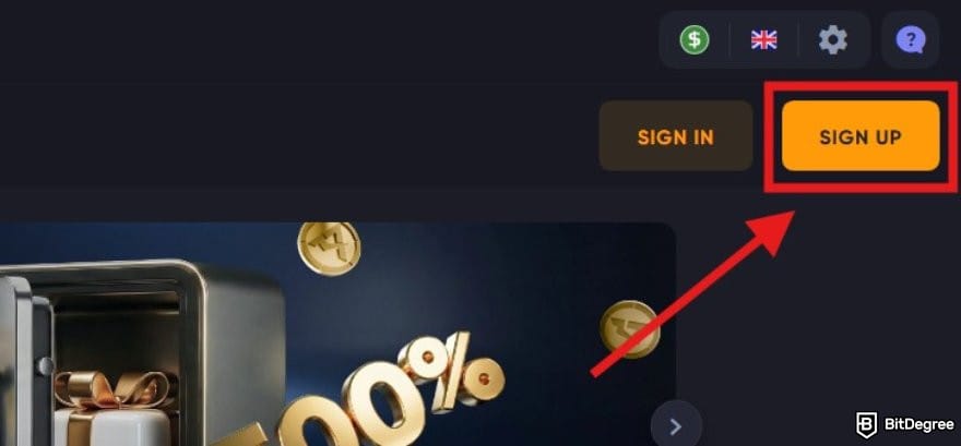 Spinarium promo code: the Sign Up button on Spinarium's homepage. Spinarium promo code: the Sign Up button on Spinarium's homepage.