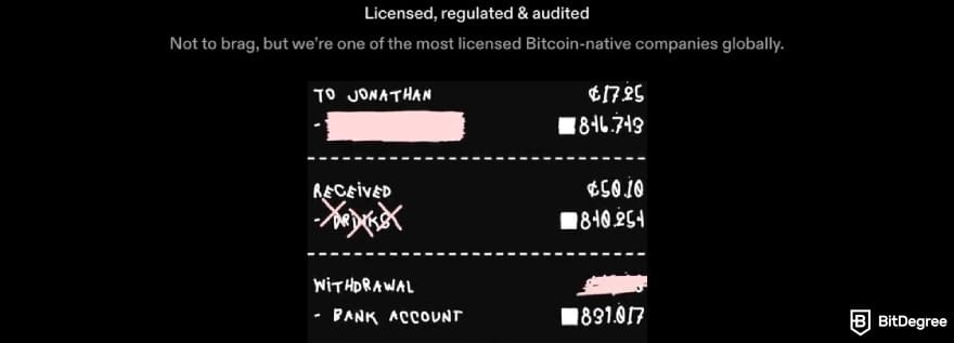 Strike crypto review: Strike stating they are one of the most licensed Bitcoin-native company.