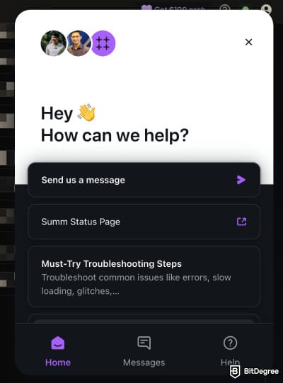Summ review: customer support.