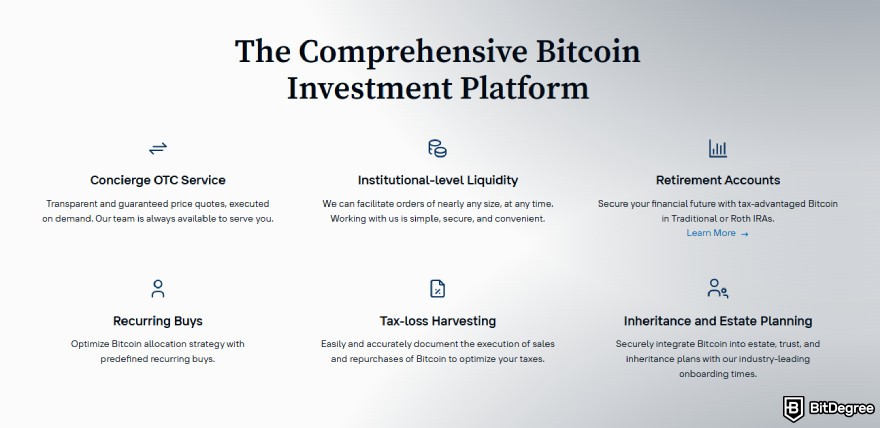 Swan Bitcoin review: Swan Private.