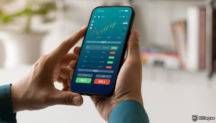 SWELL crypto price prediction: candlestick chart showing crypto price movement.