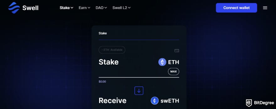 SWELL crypto price prediction: ETH staking on Swell Network.