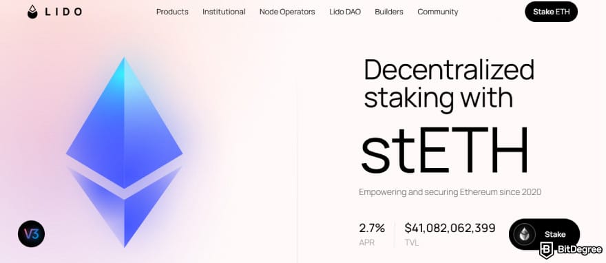 SWELL crypto price prediction: Lido website.