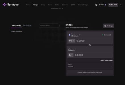 Synapse - A Decentralized Bridge with Deep Liquidity Synapse - A Decentralized Bridge with Deep Liquidity