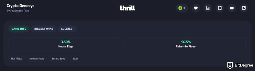 Thrill casino review: Thrill game details. Thrill casino review: Thrill game details.