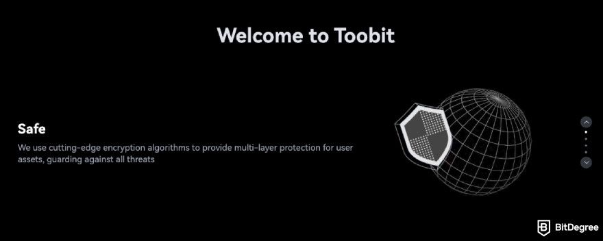 Toobit exchange review: platform security features.