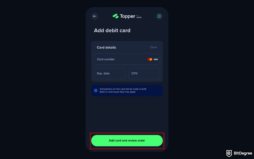 Topper crypto review: click [Review order].