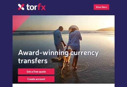 TorFX - Personalized Service for Large Transfers