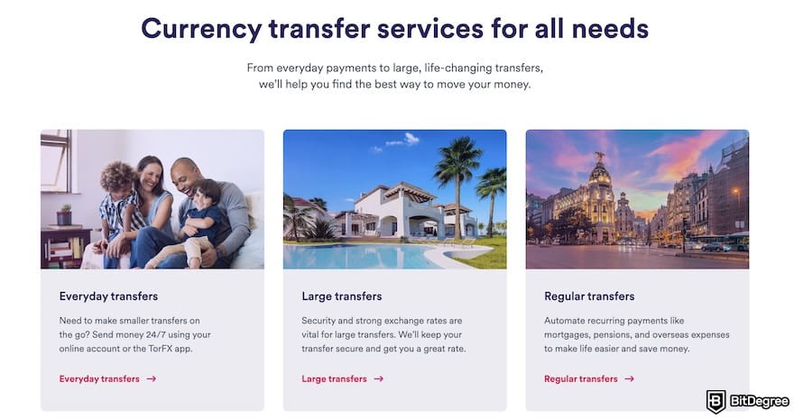 TorFX review: transfer needs covered by TorFX.