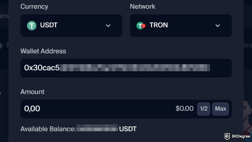 Toshi.bet review: enter wallet address and amount. Toshi.bet review: enter wallet address and amount.