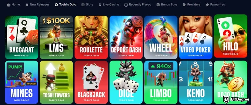 Toshi.bet review: original games. Toshi.bet review: original games.