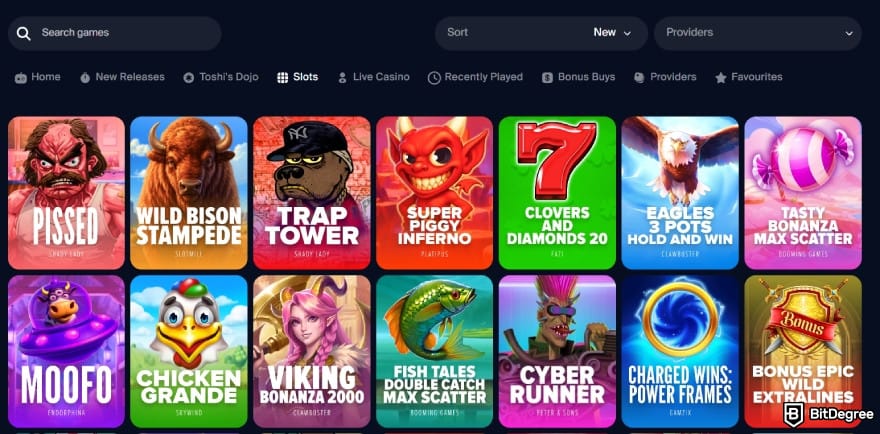 Toshi.bet review: find a specific game. Toshi.bet review: find a specific game.