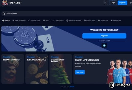 Toshi.bet - No-KYC Casino With Fast Automated Withdrawals
