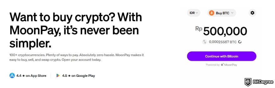 Toshi.bet review: MoonPay transaction. Toshi.bet review: MoonPay transaction.