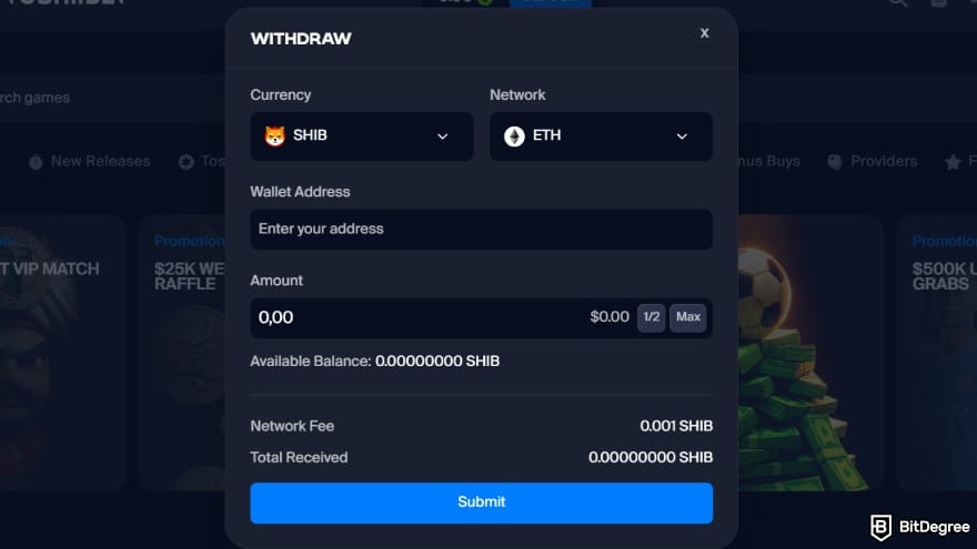 Toshi.bet review: first-time withdrawal experience. Toshi.bet review: first-time withdrawal experience.