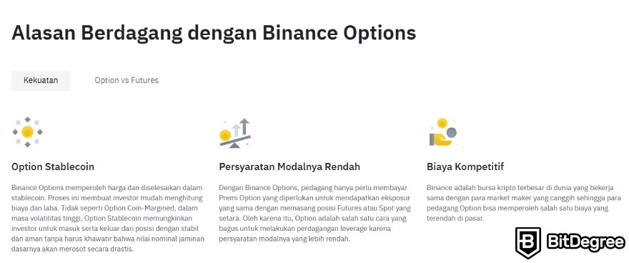 Trading Binance Options: kelebihan.