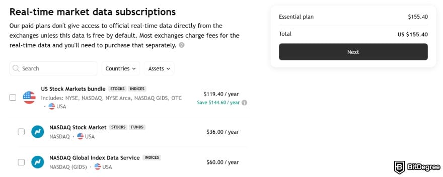 TradingView Black Friday: real-time market data subscriptions. TradingView Black Friday: real-time market data subscriptions.