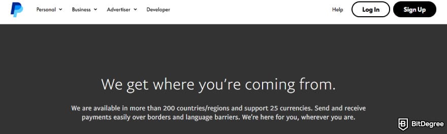 TransferGo review: PayPal supported countries and currencies.